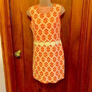 Vintage "LMD" mini dress, EUC, SMALL